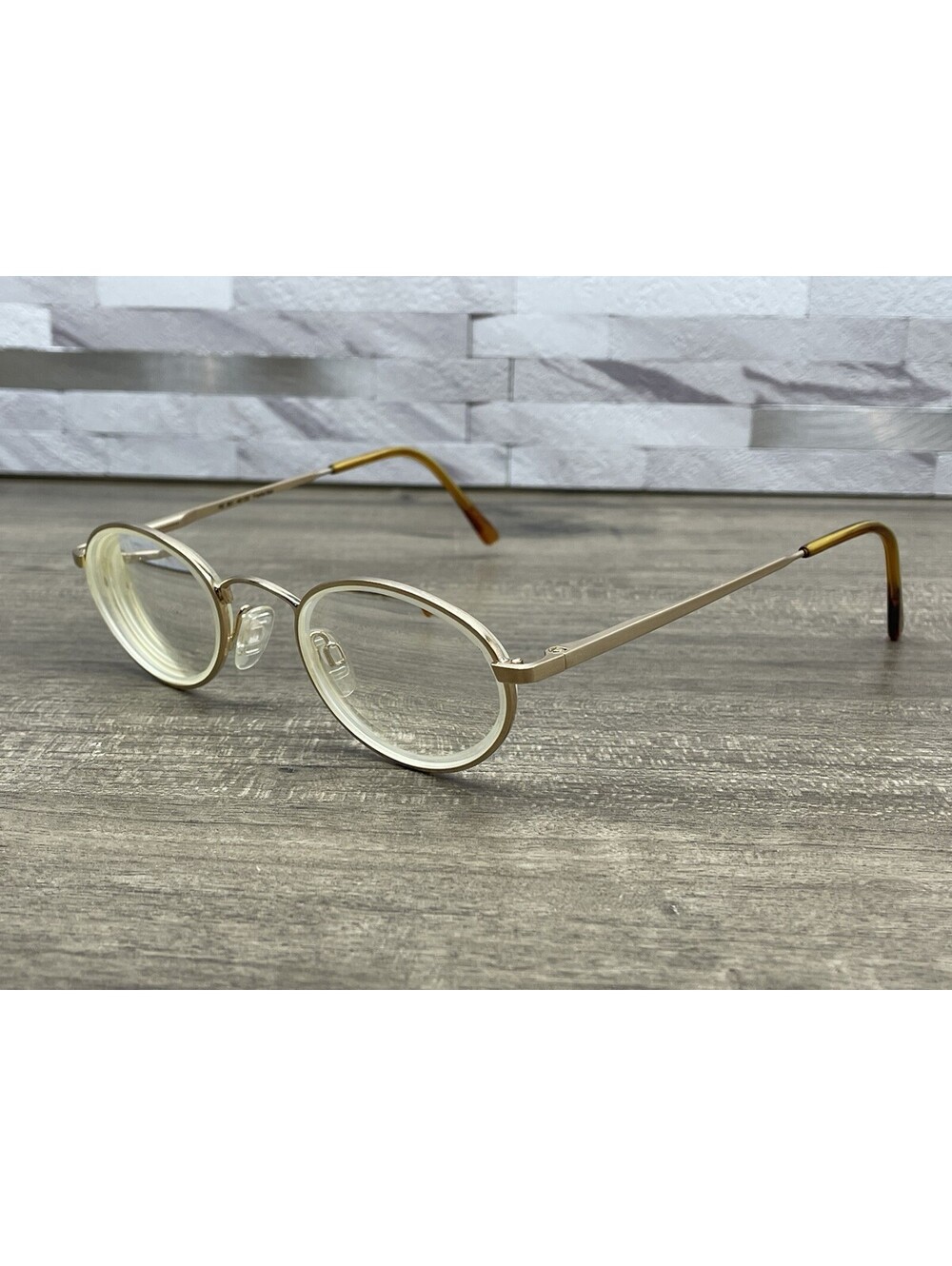 Randolph Engineering RE 801 Gold Tone Vintage EYEGLASSES FRAMES 46[]22-145